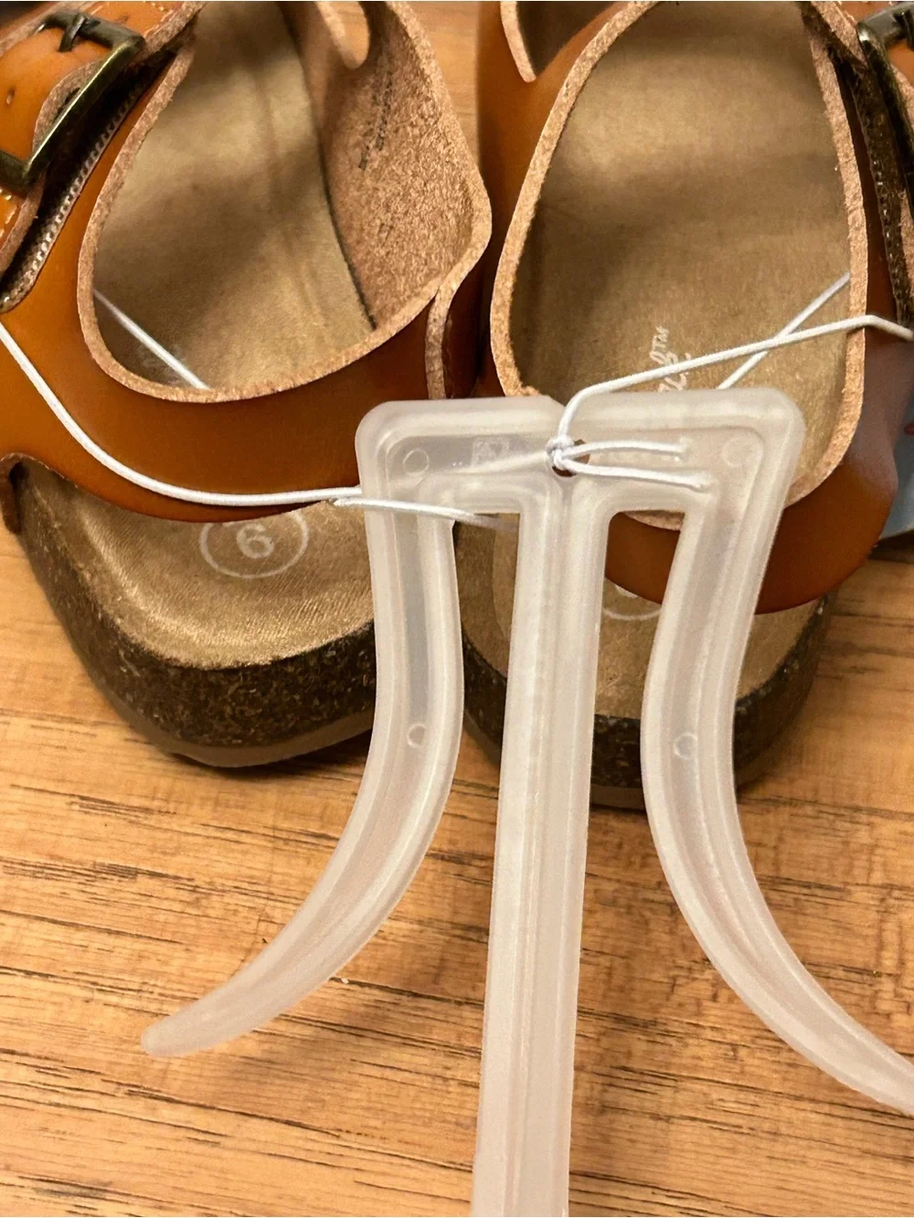 Toddler Reagan Footbed Sandals - Cat & Jack™ Cognac Size 9T new